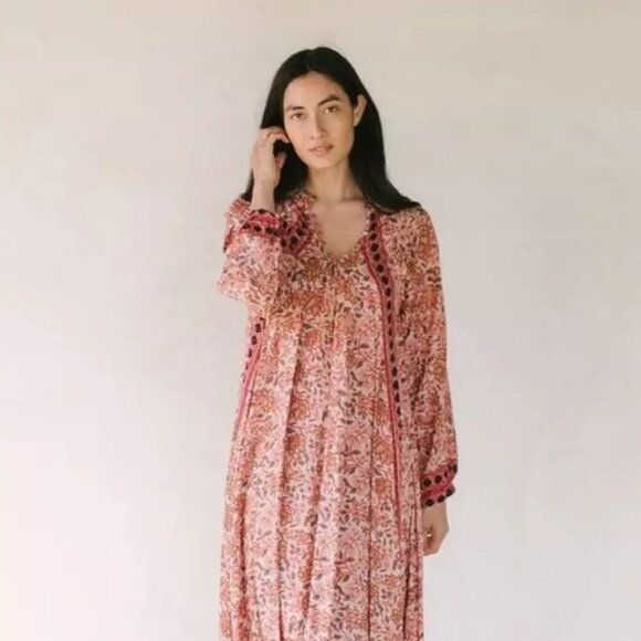 Natalie Martin Dresses & Skirts - Natalie Martin Fiore Short Dress in Pink Dahlia XS